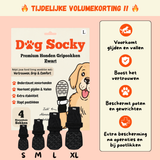 Dog Socky antislip hondensokken maten XS S M L XL — gripsokken pootbeschermer Belgie en Nederland